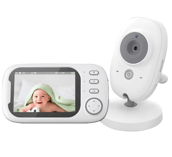 Wireless 3.5 inch Video Baby Monitor Night Vision Temperature Monitoring 2 Way Audio Talk Baby Nanny Security Camera