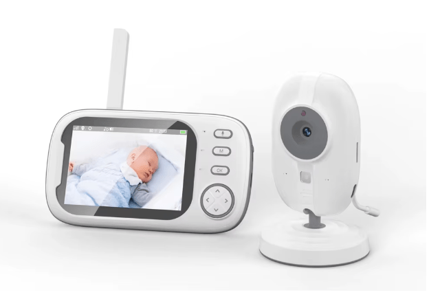 Wireless 3.5 inch Video Baby Monitor Night Vision Temperature Monitoring 2 Way Audio Talk Baby Nanny Security Camera
