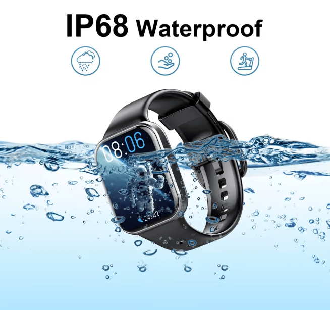 Smart Watch 1.69" HD Screen, 25 Sports Modes, Waterproof