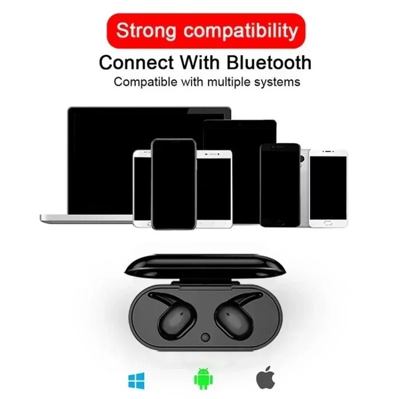 Y30 TWS Bluetooth 5.0 Wireless Stereo Earphones Earbuds In-ear Noise Reduction Waterproof Headphones With Charging Case