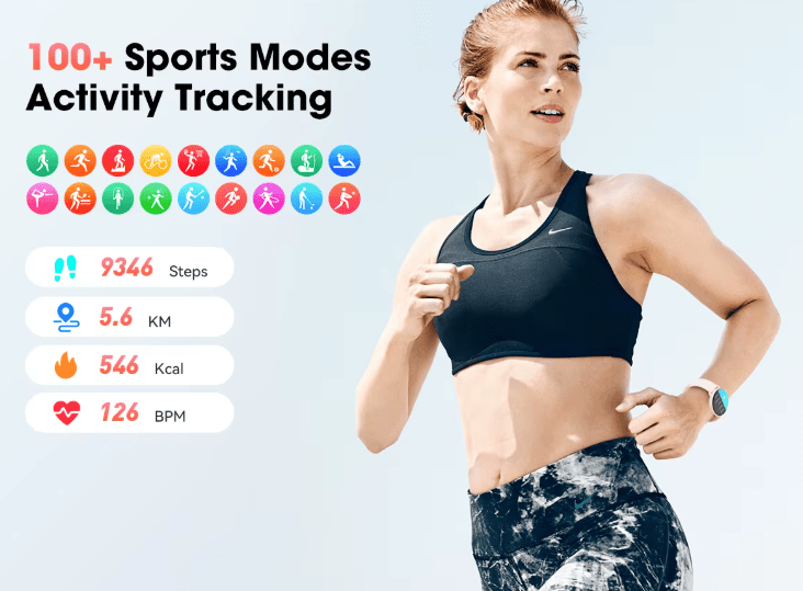 Men's / Women's Smartwatch Bluetooth Call Health Monitor IP67 Waterproof